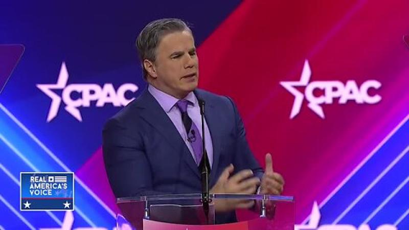 Tom Fitton at CPAC 2023